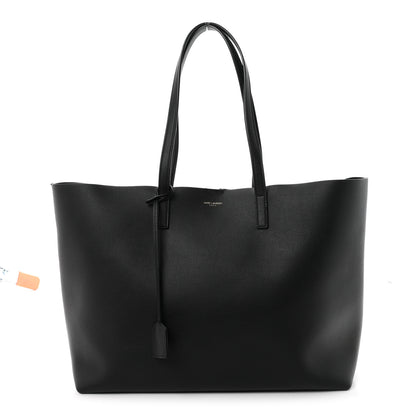 Saint Laurent Calfskin Large Shopping Tote Black 1 of 10