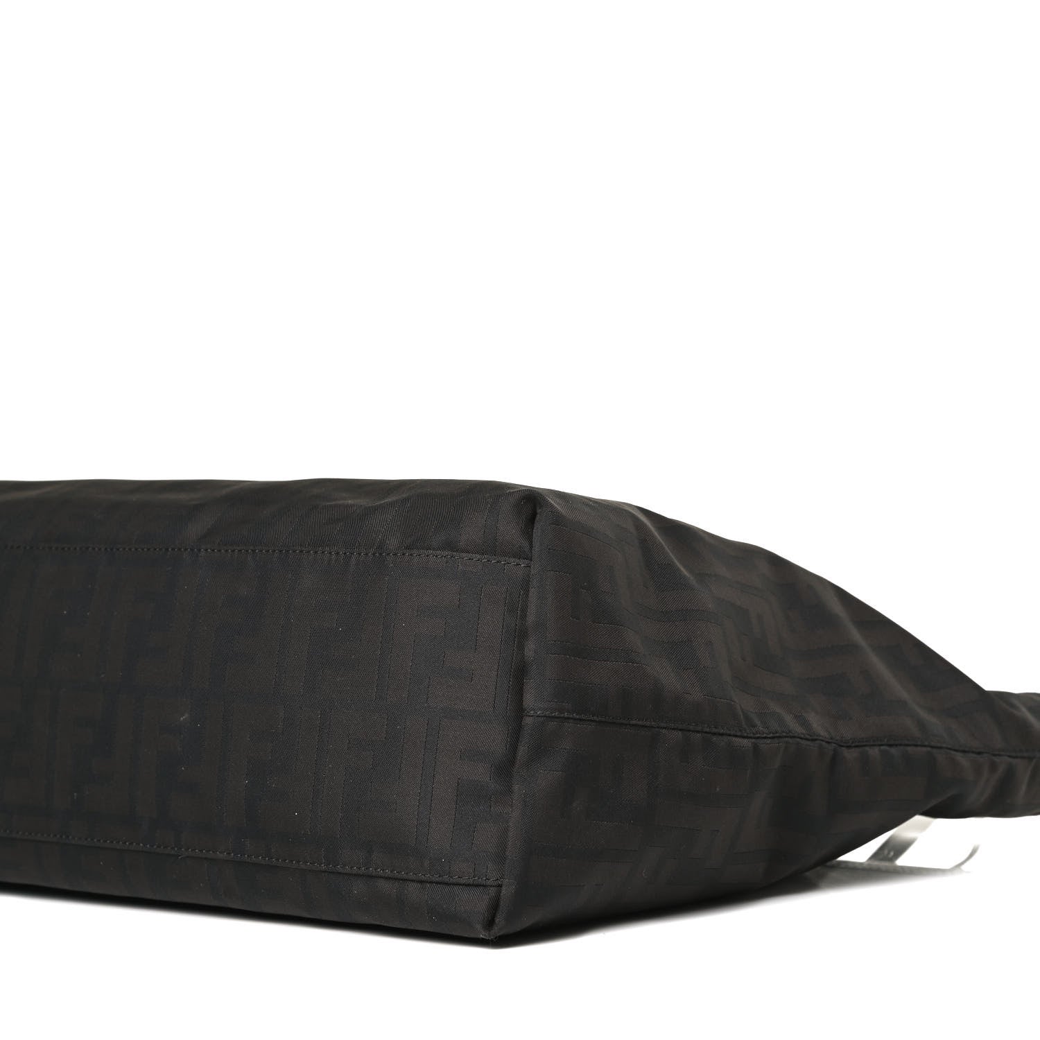 Fendi Nylon Zucca Medium Roll Tote Tobacco 12 of 22