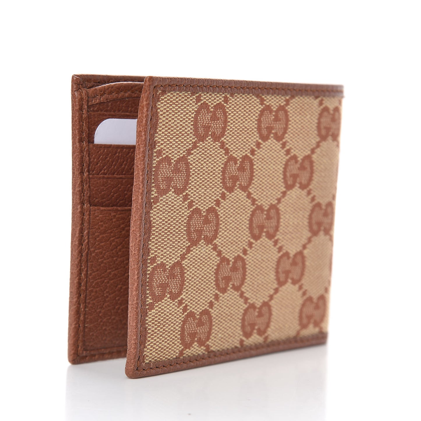 X MLB Monogram NY Yankees Bi-Fold Wallet Beige Ruggine Ivory