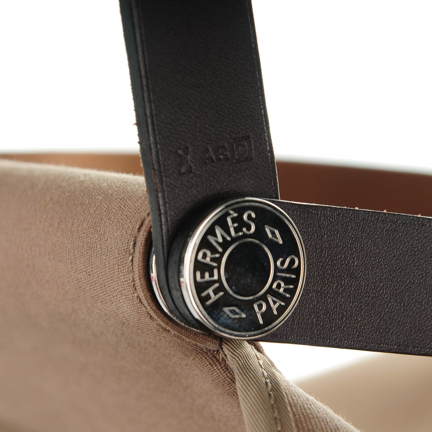 Hermes Toile Cabag Twist 42 GM Etoupe 6 of 7