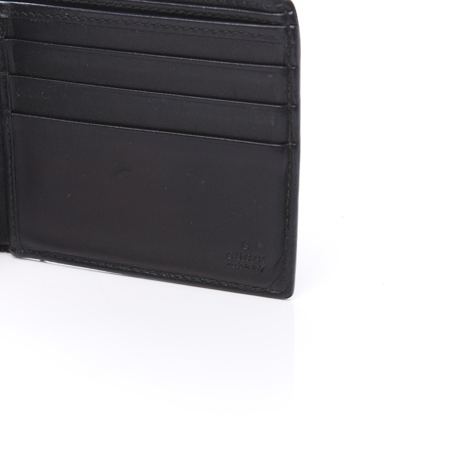 Gucci Guccissima Avel Bi-Fold Wallet Chocolate 5 of 8