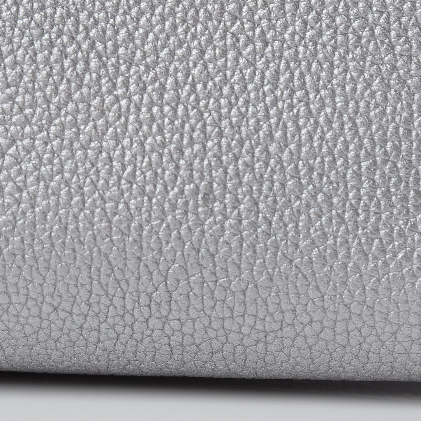 Grained Calfskin Mini Milla Backpack Silver