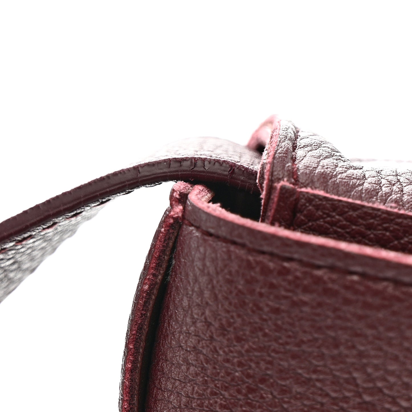 Grained Calfskin Maxi Intrecciato Cassette Crossbody Bag Bordeaux
