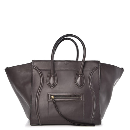 Celine Smooth Calfskin Medium Phantom Luggage Grey 1 of 29