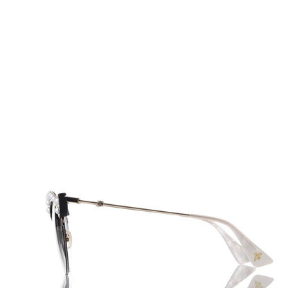 Gucci Pearl Cat Eye Sunglasses GG0212S Black 3 of 7