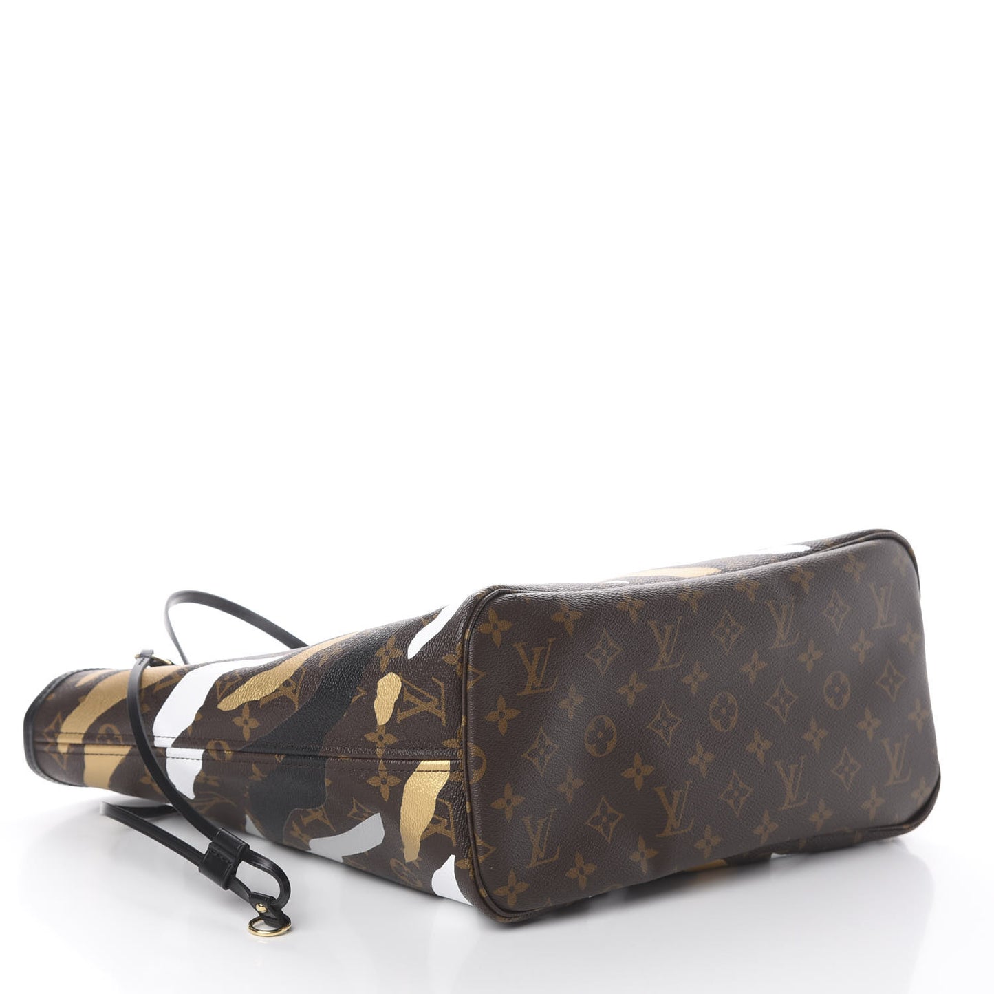 X LOL Monogram Neverfull MM Gold Silver