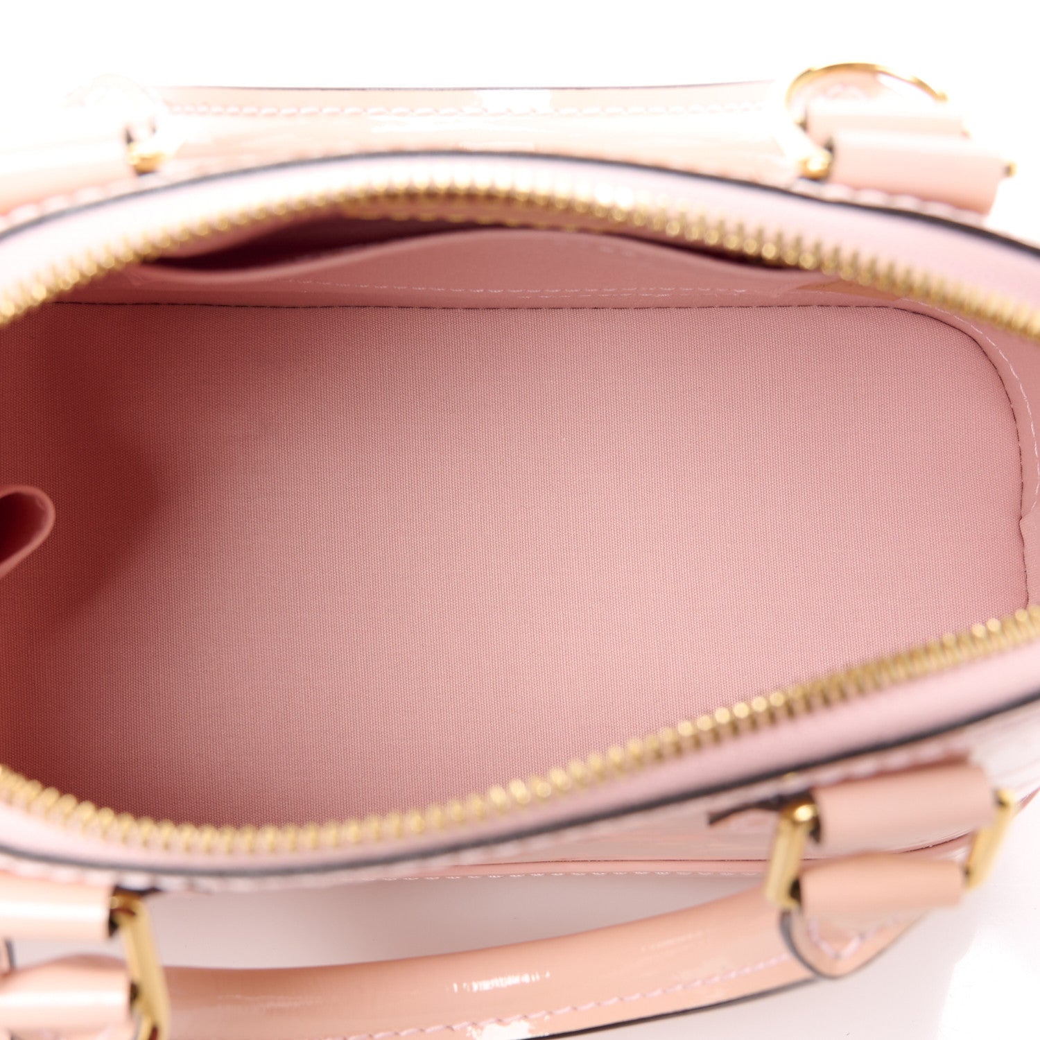 Louis Vuitton LOUIS VUITTON Vernis Alma BB Rose Ballerine 5 of 12