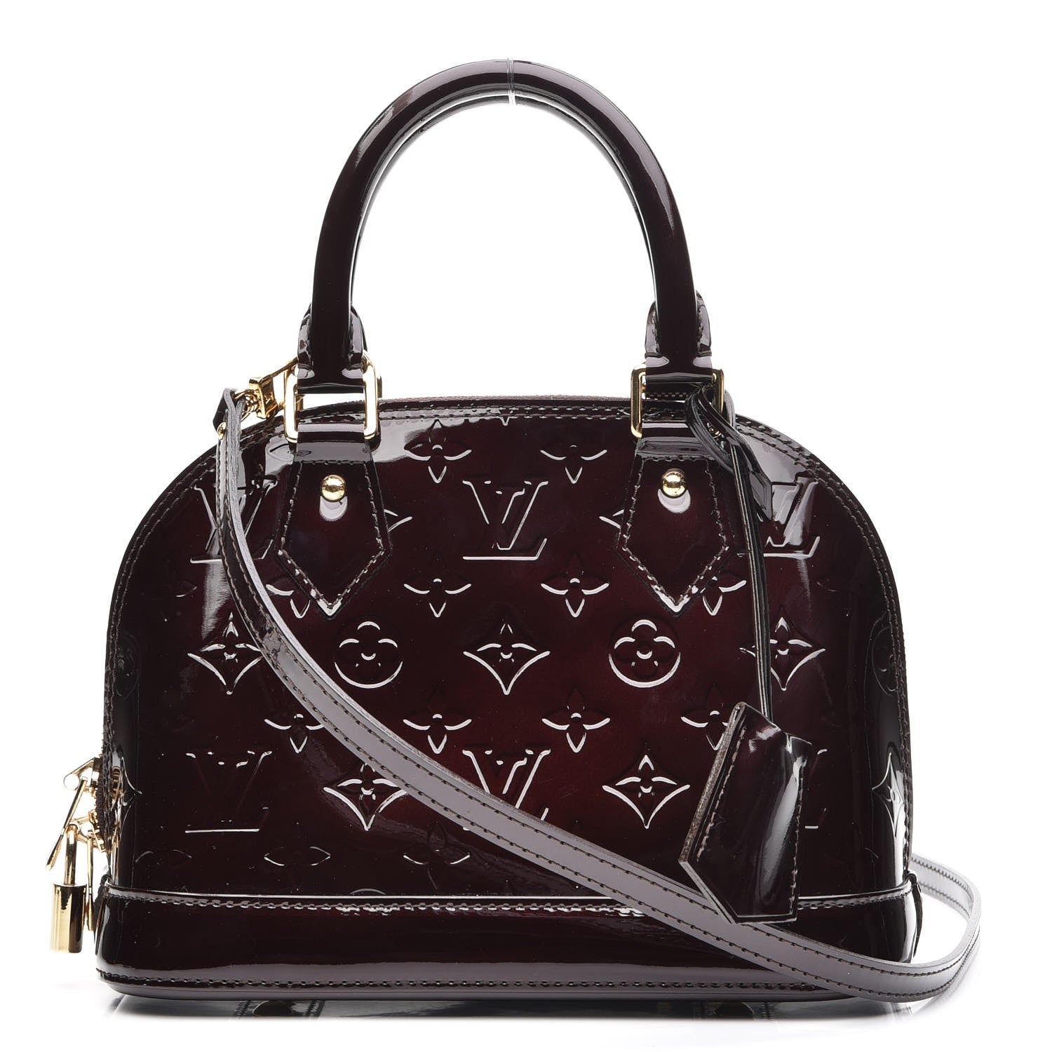 Louis Vuitton Vernis Alma BB Amarante 1 of 7