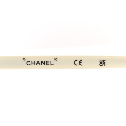 Chanel Acetate Round Sunglasses 71572A White 5 of 8