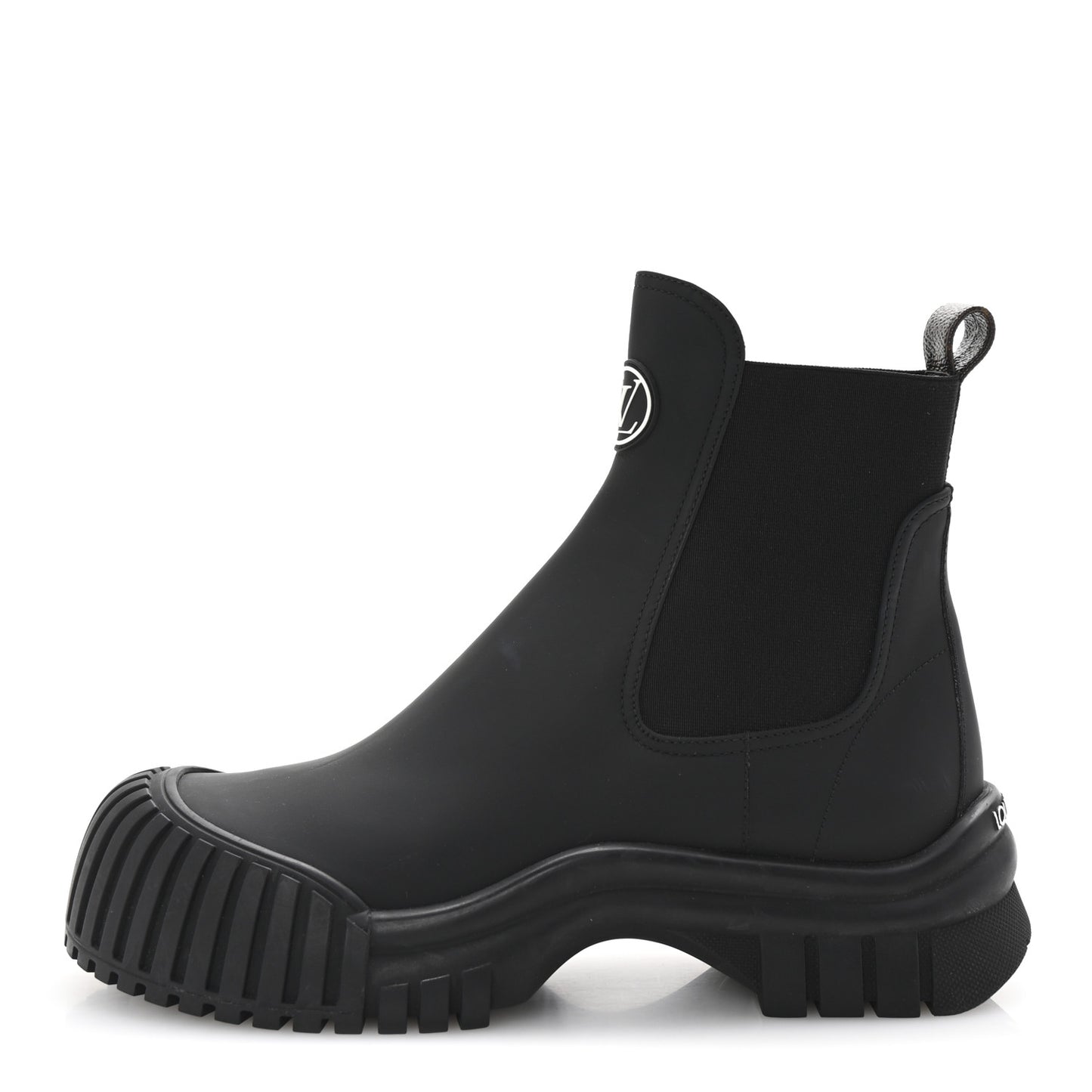 Calfskin Ruby Flat Ankle Boots 39 Black