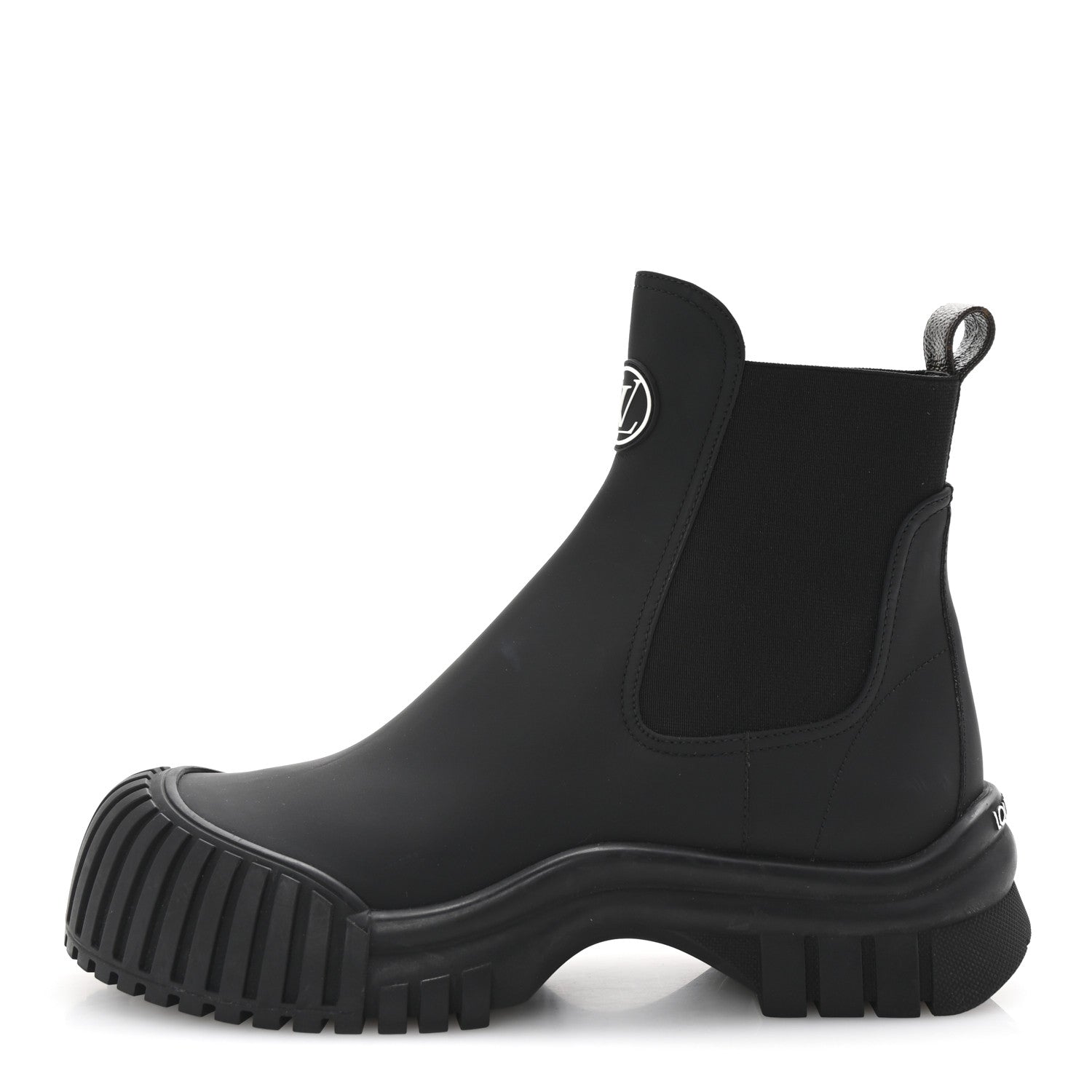 Louis Vuitton Calfskin Ruby Flat Ankle Boots 39 Black 1 of 9