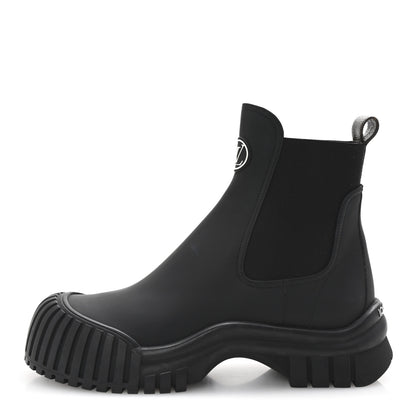 Louis Vuitton Calfskin Ruby Flat Ankle Boots 39 Black 1 of 9