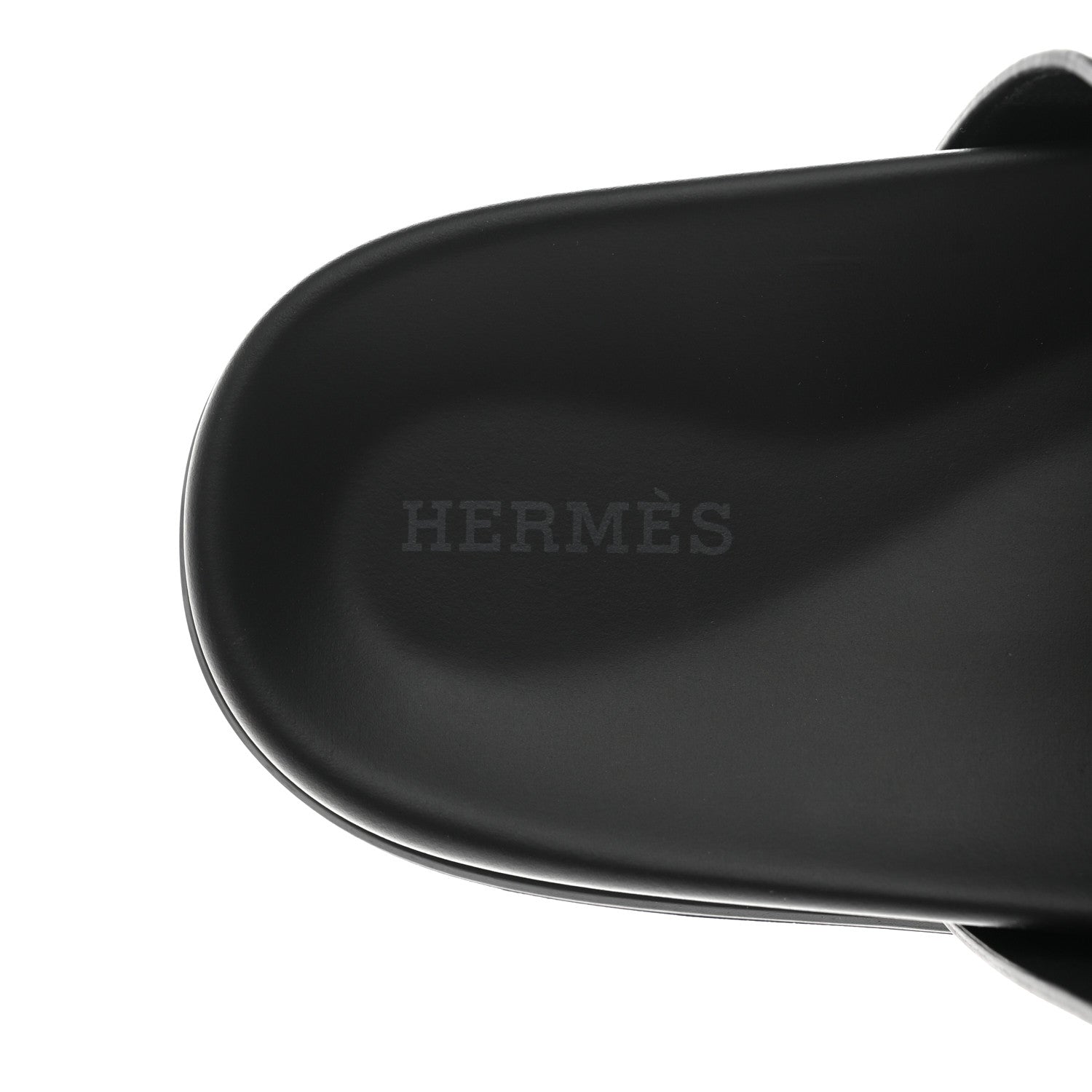 Hermes Calfskin Womens Chypre Sandals 38 Black 7 of 9