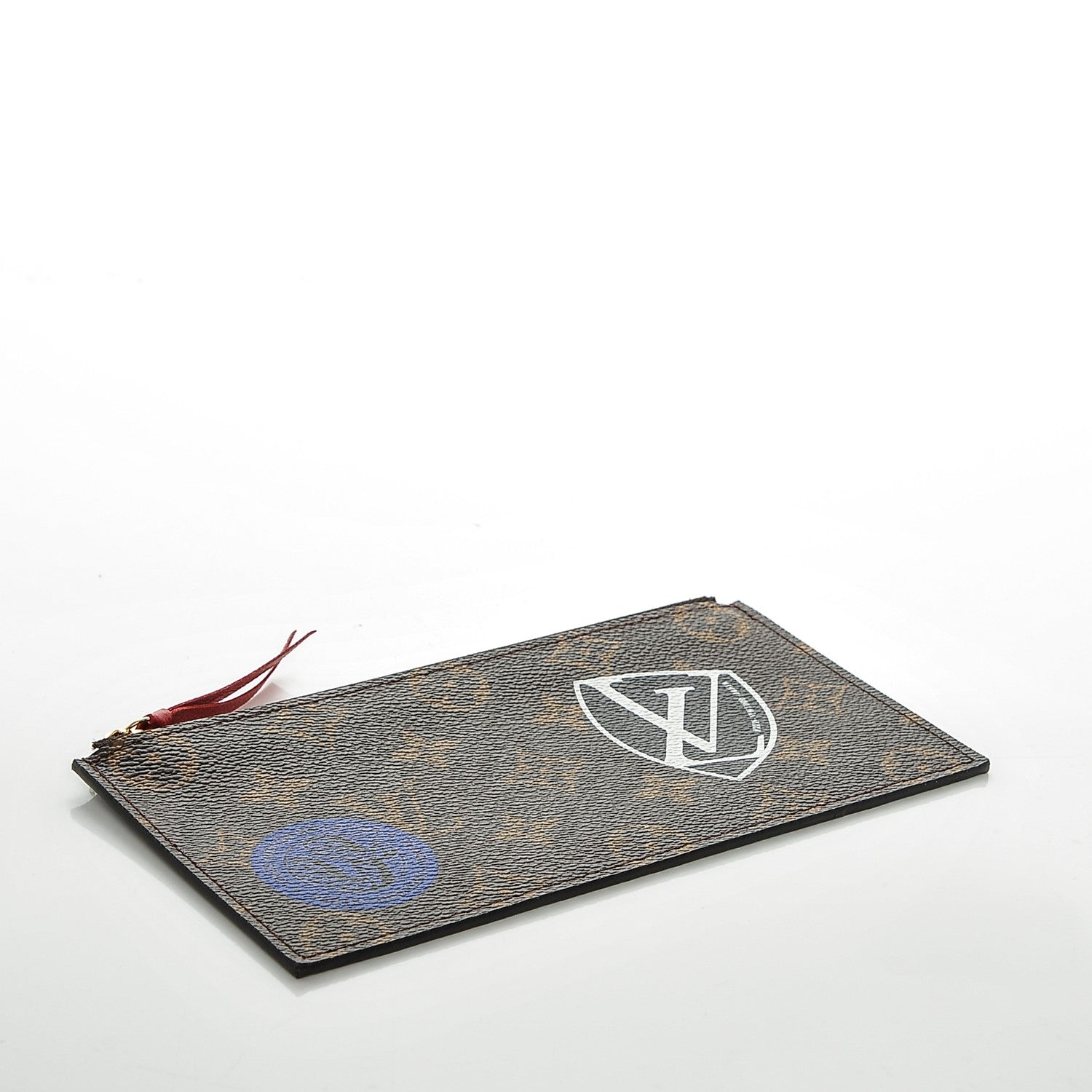 Louis Vuitton Monogram World Tour Felicie Chain Wallet Zippered Insert 4 of 6
