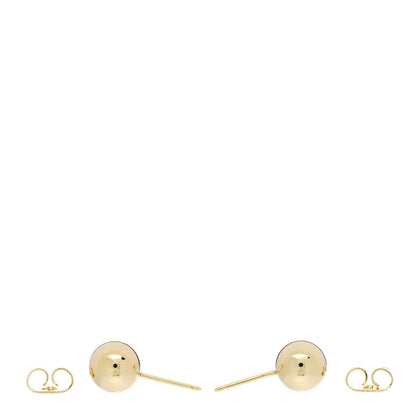 Tiffany 18K Yellow Gold 8mm Hardwear Ball Earrings 3 of 4
