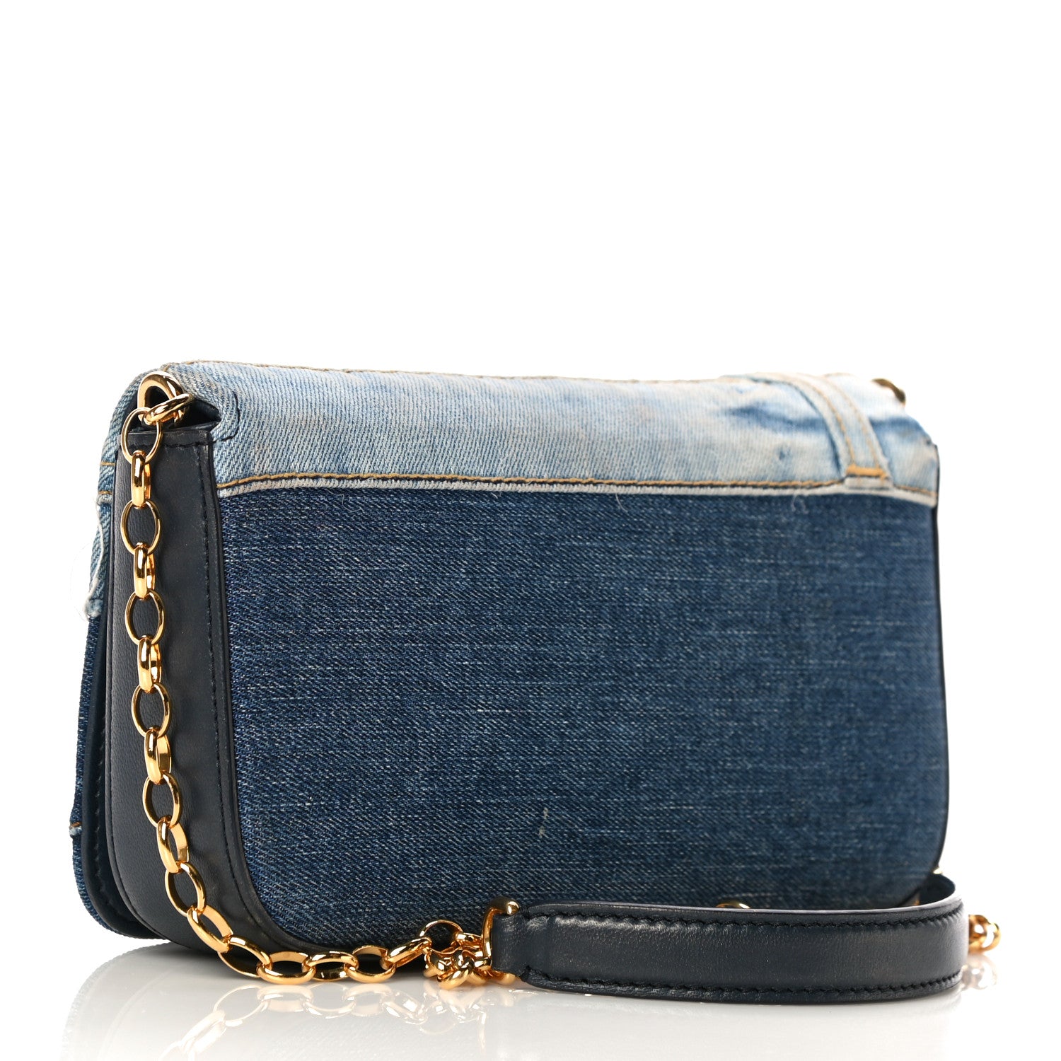 Dolce & Gabbana Denim Mini DG Girls Shoulder Bag Blue 3 of 14