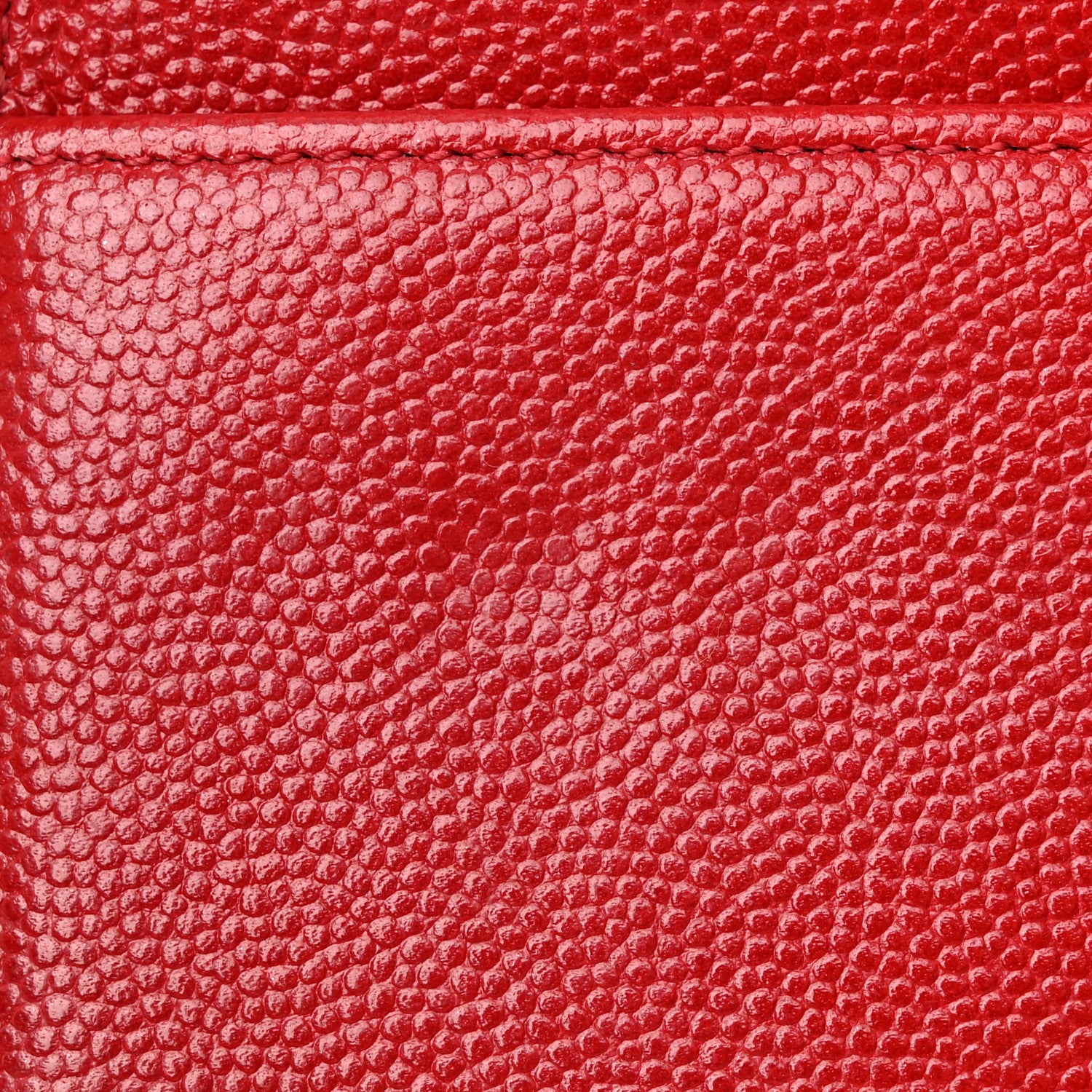 Chanel Caviar Sevruga Wallet on Chain WOC Red 13 of 15