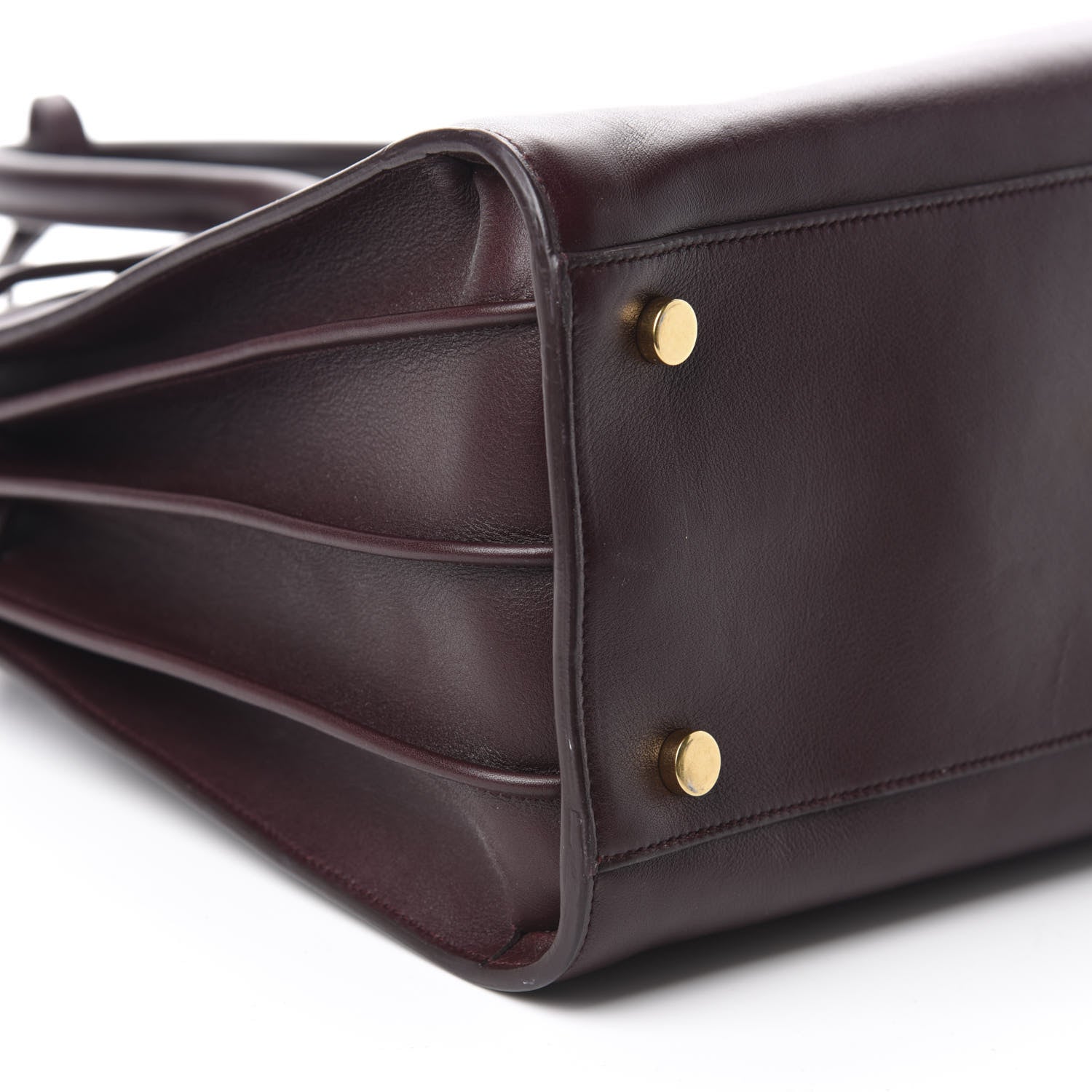 Saint Laurent Calfskin Small Sac De Jour Amarena 6 of 10