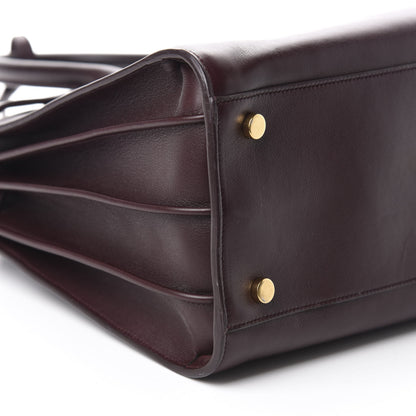 Saint Laurent Calfskin Small Sac De Jour Amarena 6 of 10