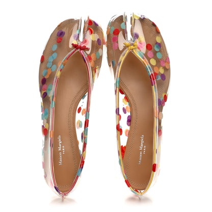 Maison Margiela PVC Confetti Printed Tabi New Ballerina Flats 38 Multicolor 2 of 9