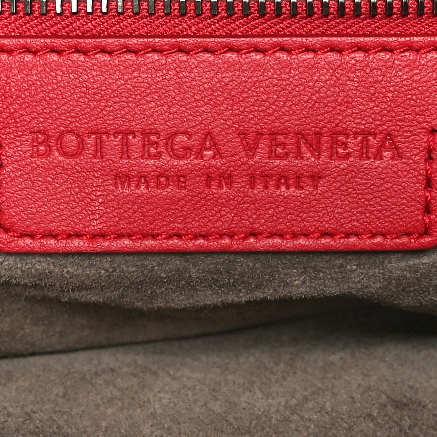 Bottega Veneta Nappa Intrecciato Medium Veneta Hobo Red 6 of 12
