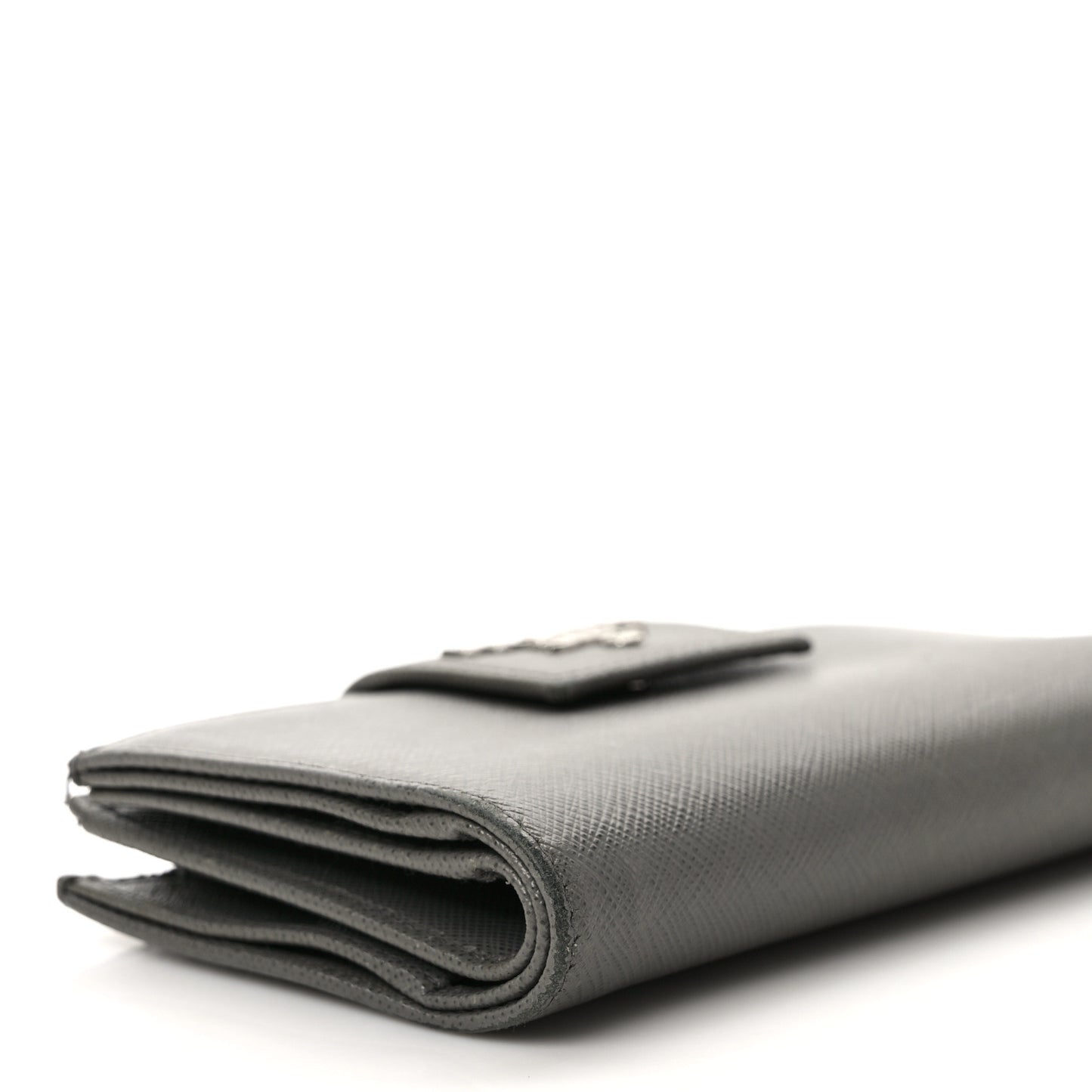 Saffiano Metal Medium Wallet Grey