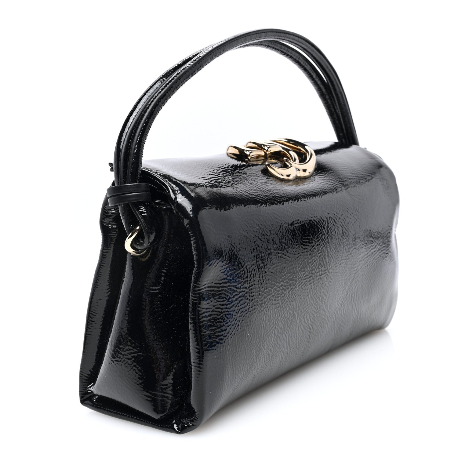 Gucci Skipper Calf GG Soft Small Top Handle Black 3 of 10