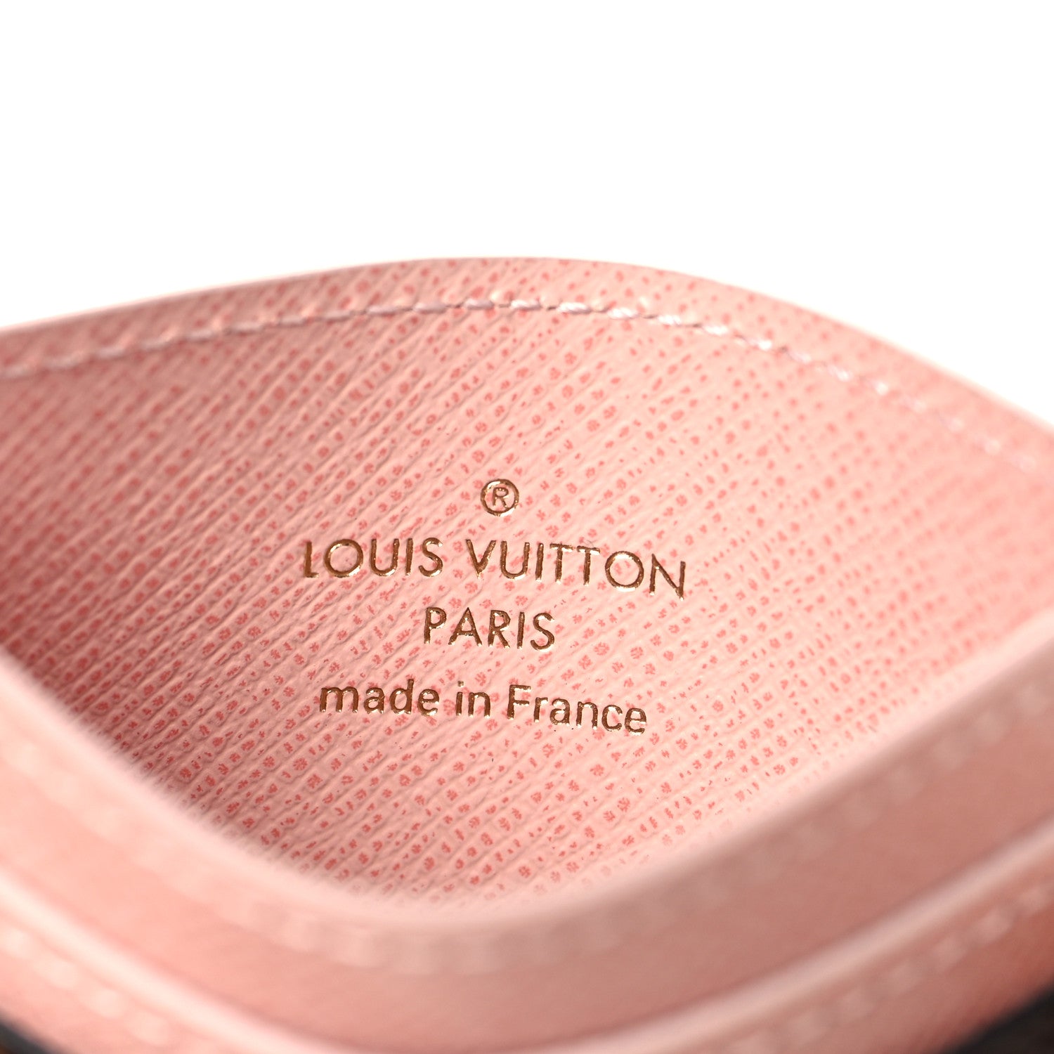 Louis Vuitton Monogram LV Charms Card Holder Rose Ballerine 6 of 6