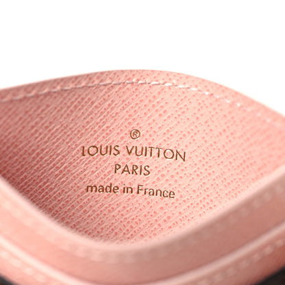Louis Vuitton Monogram LV Charms Card Holder Rose Ballerine 6 of 6