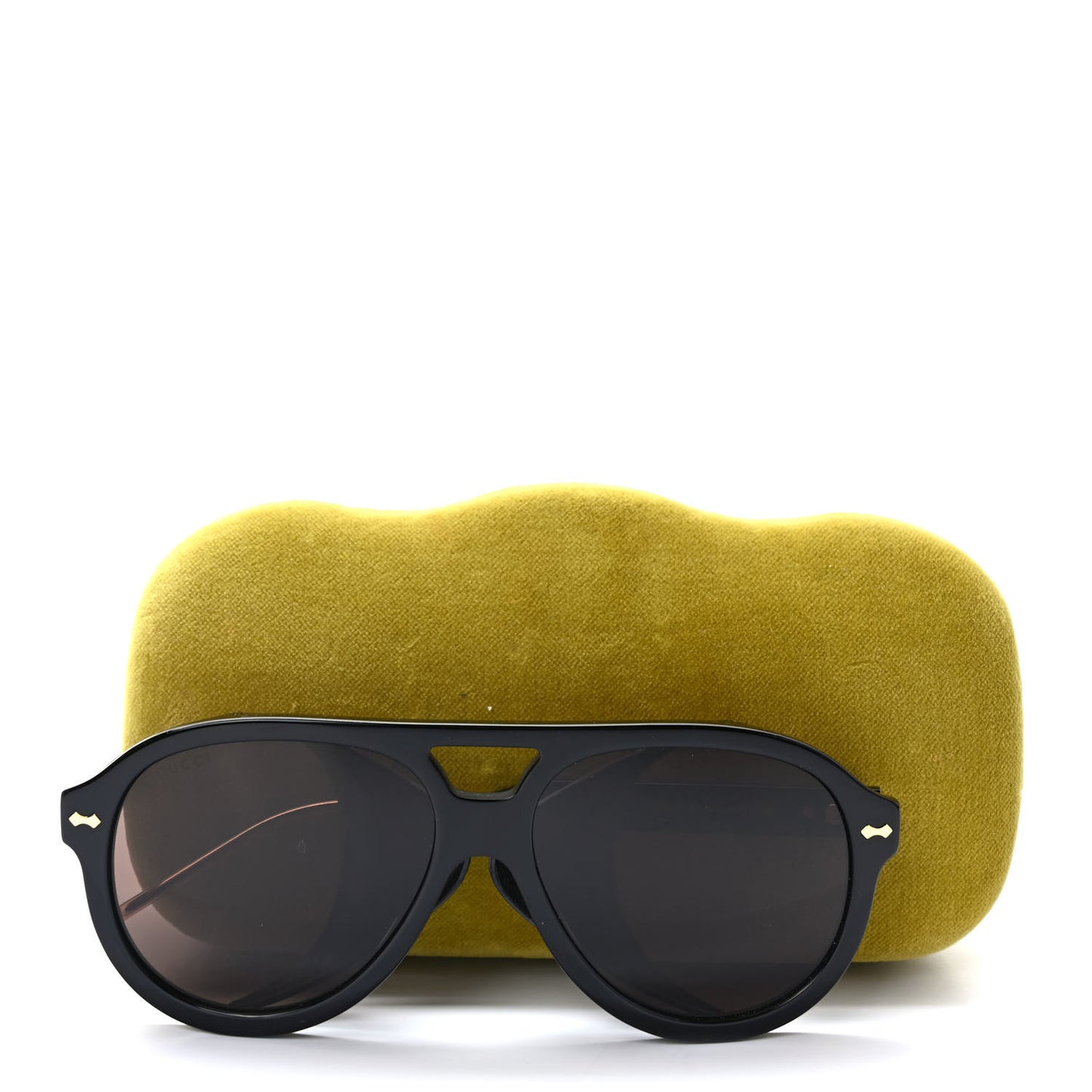 Acetate Snakeskin Sunglasses GG0670S Black