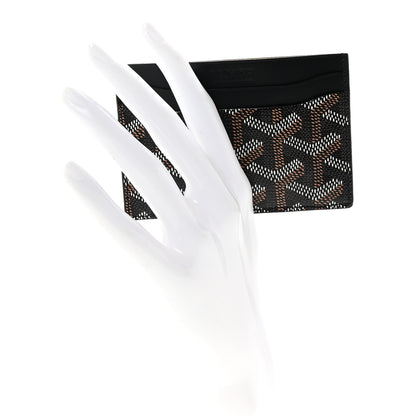 Goyard Goyardine Saint Sulpice Card Holder Black 2 of 7