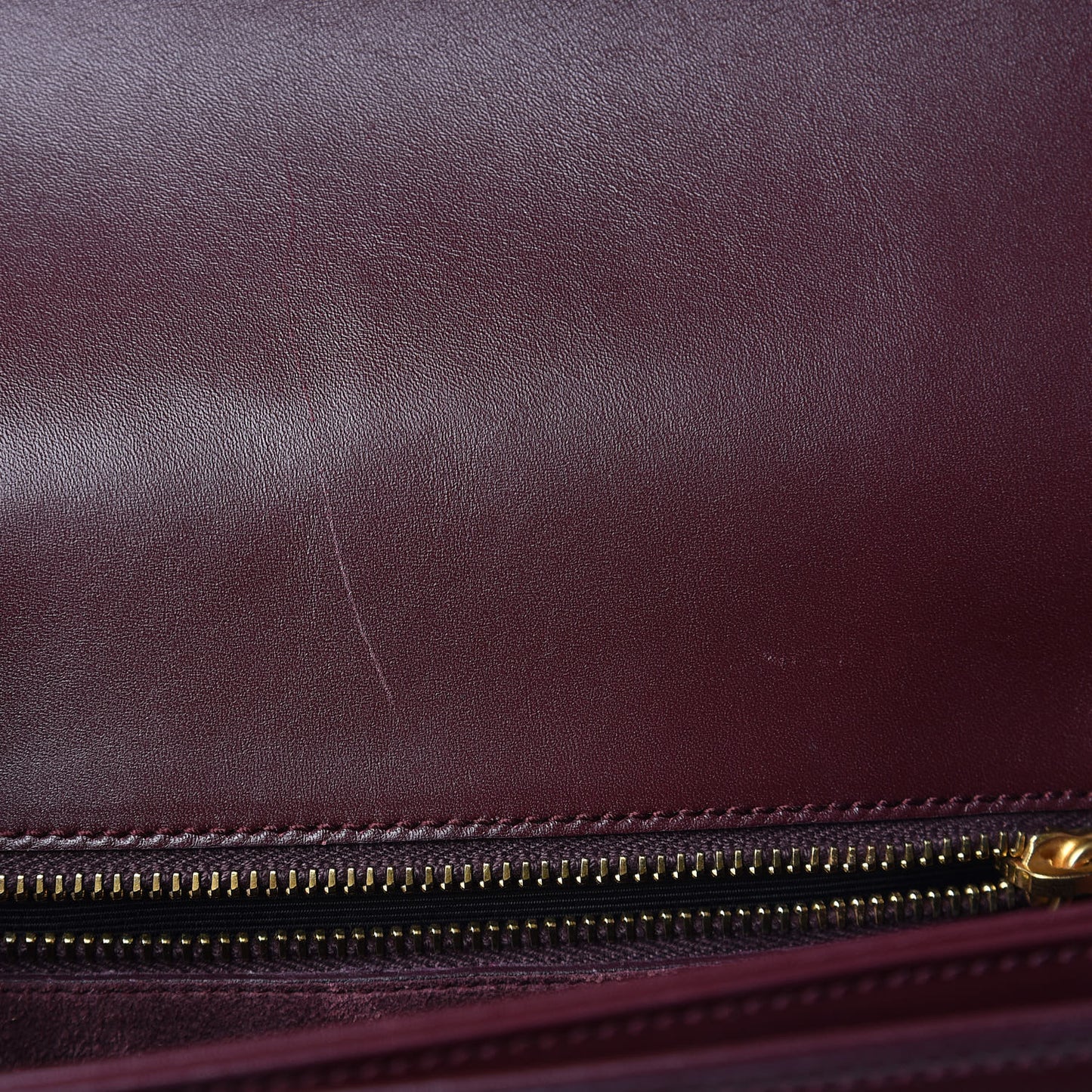 Smooth Calfskin Medium Classic Monogram Universite Bag Dark Red