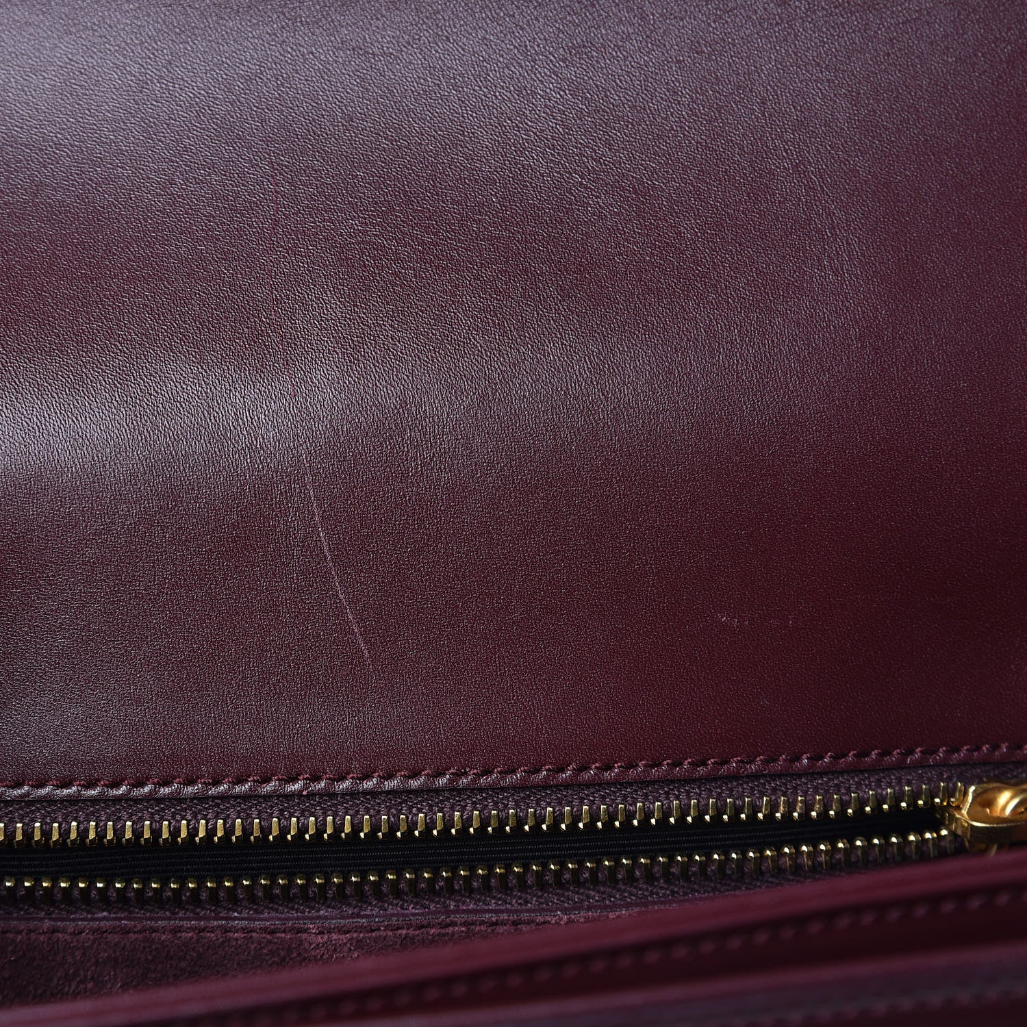 Saint Laurent Smooth Calfskin Medium Classic Monogram Universite Bag Dark Red 11 of 12