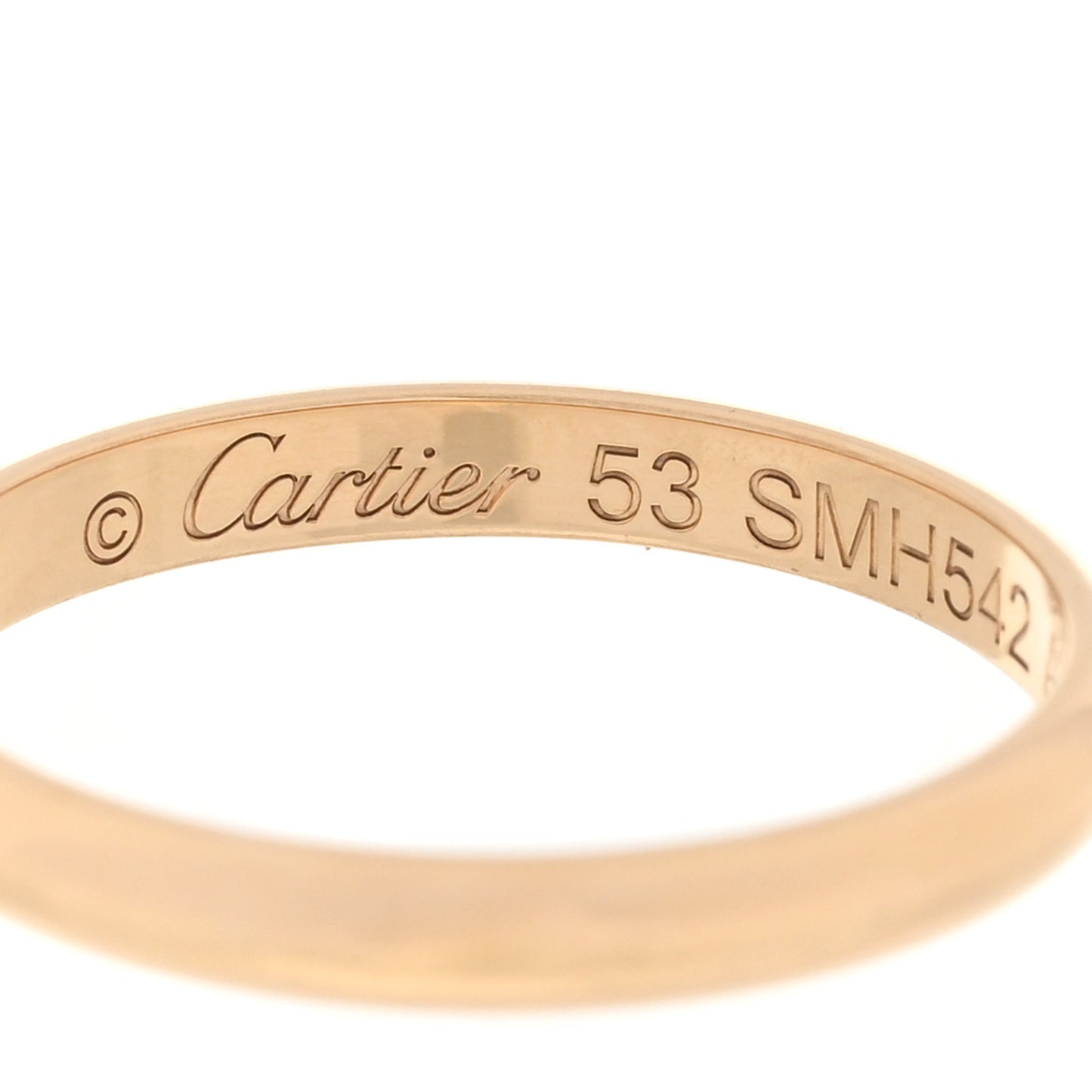 18K Yellow Gold 2.5mm 1895 Wedding Band Ring 53 6.25
