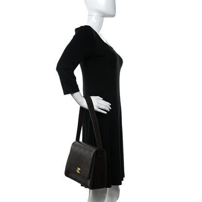 Chanel Caviar Flap Shoulder Bag Brown 2 of 15