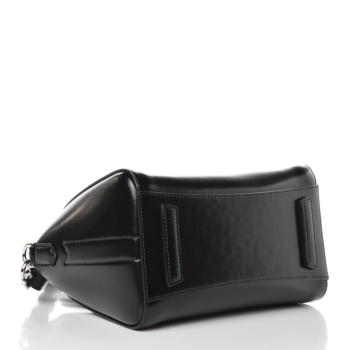 Shiny Lord Calfskin Mini Antigona Black