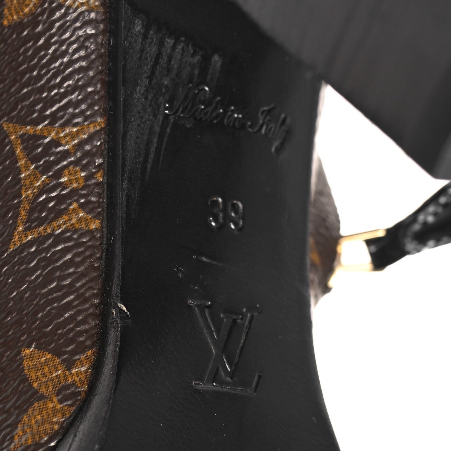 Patent Calfskin Monogram Star Trail Ankle Boots 39 Black