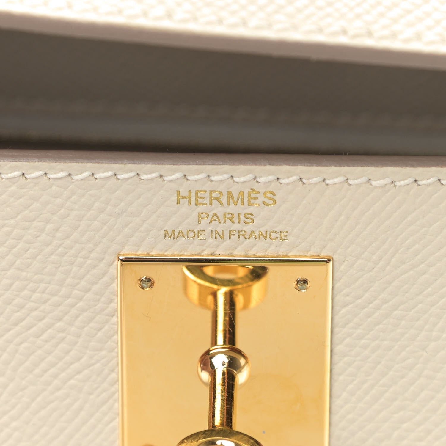 Hermes Epsom Kelly Sellier 28 Craie 8 of 10