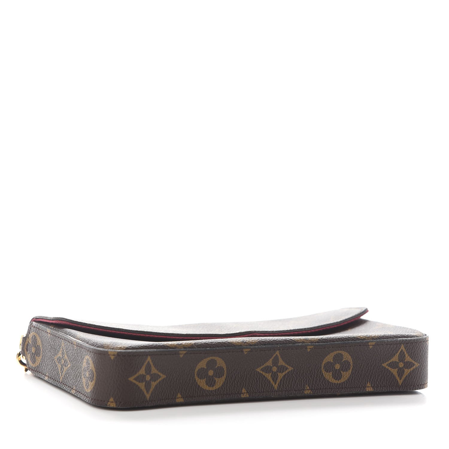 Louis Vuitton Monogram Pochette Felicie Chain Wallet Fuchsia 4 of 10