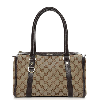 Gucci Monogram Small Abbey Boston Dark Brown 1 of 12