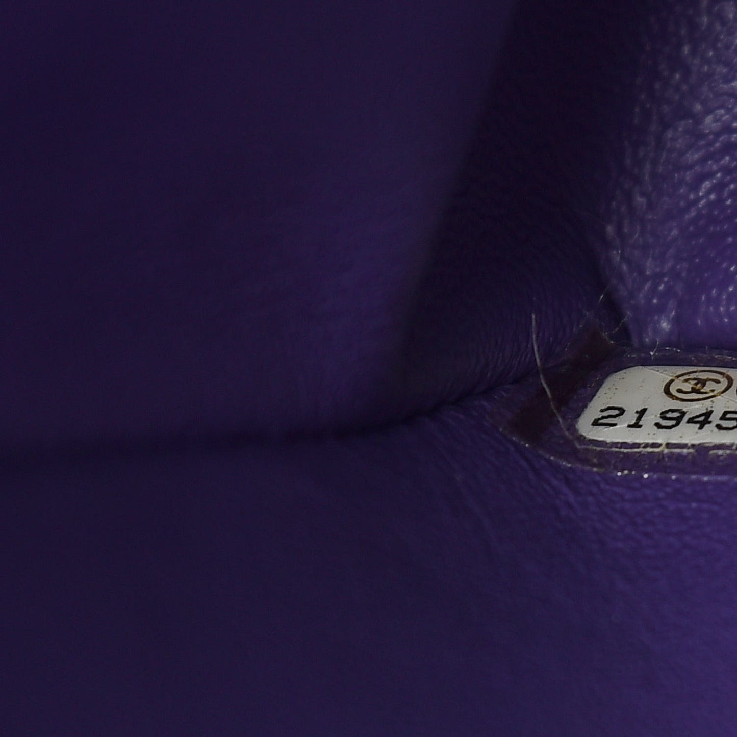 Lambskin Quilted Maxi Double Flap Purple