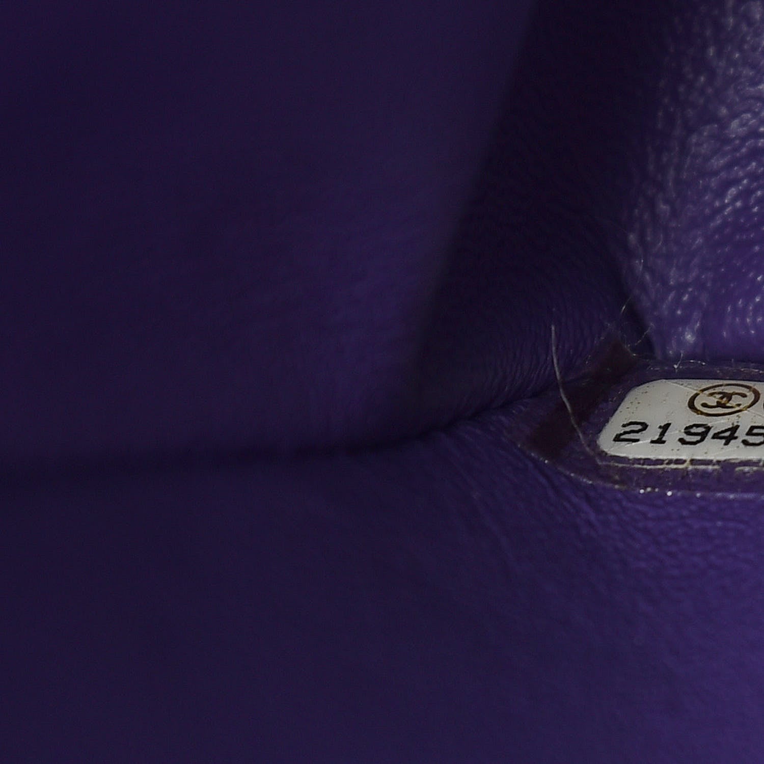 Chanel Lambskin Quilted Maxi Double Flap Purple 7 of 9