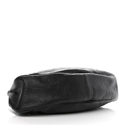 Gucci Guccissima Medium GG Twins Shoulder Bag Black 4 of 8