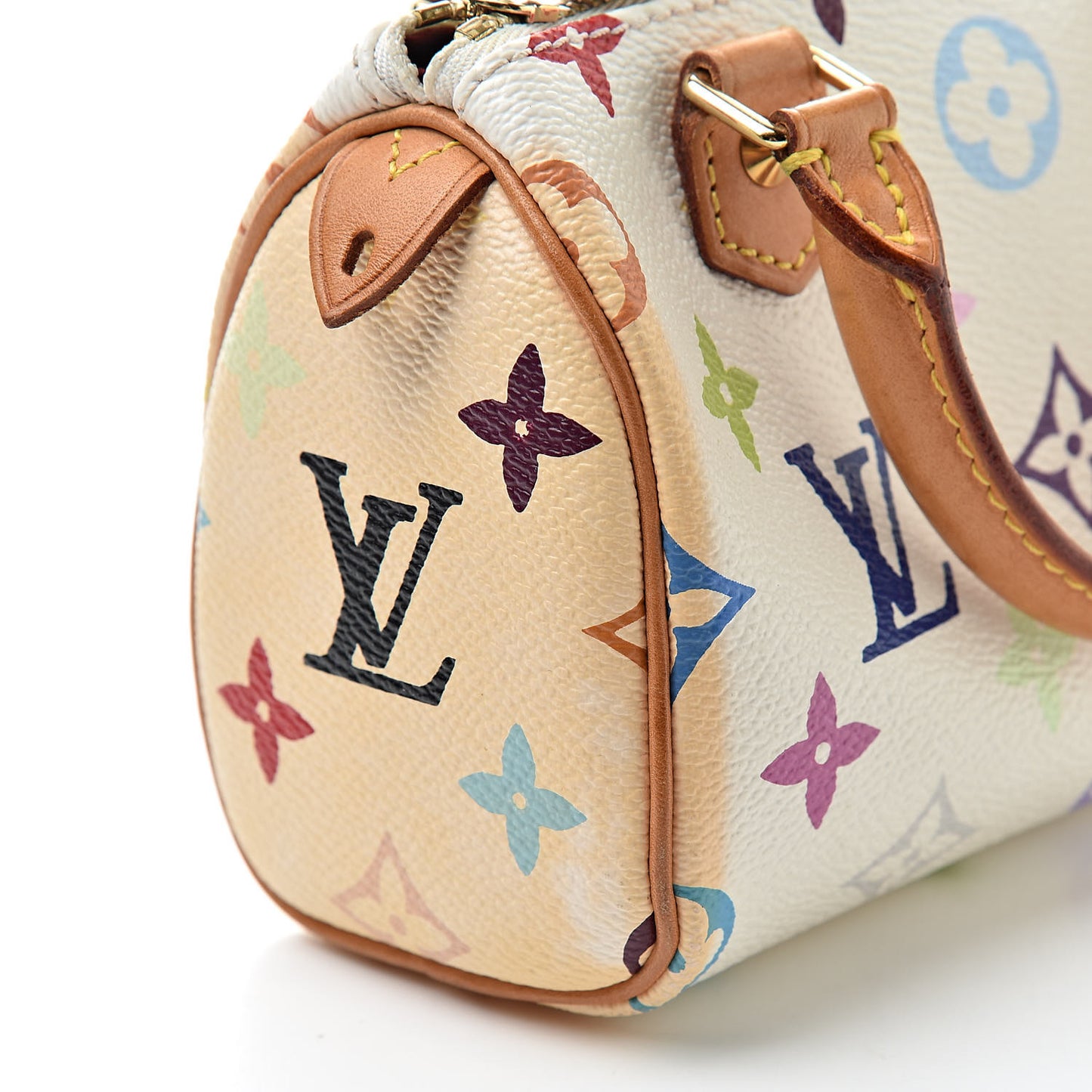 Monogram Multicolor Mini Sac HL Speedy White