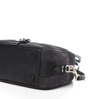Jimmy Choo Suede Small Varenne Bowling Bag Dusk 10 of 11