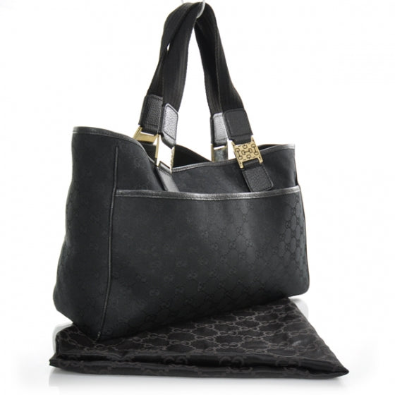 GG Monogram Pop Tote Black
