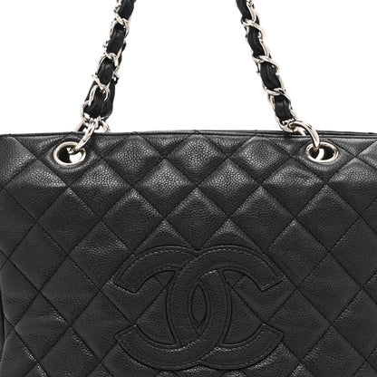 Chanel Caviar Quilted Petit Timeless Tote PTT Black 8 of 11