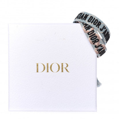Christian Dior Woven Cotton J'Adior Friendship Bracelet Set Blue Nude 7 of 7