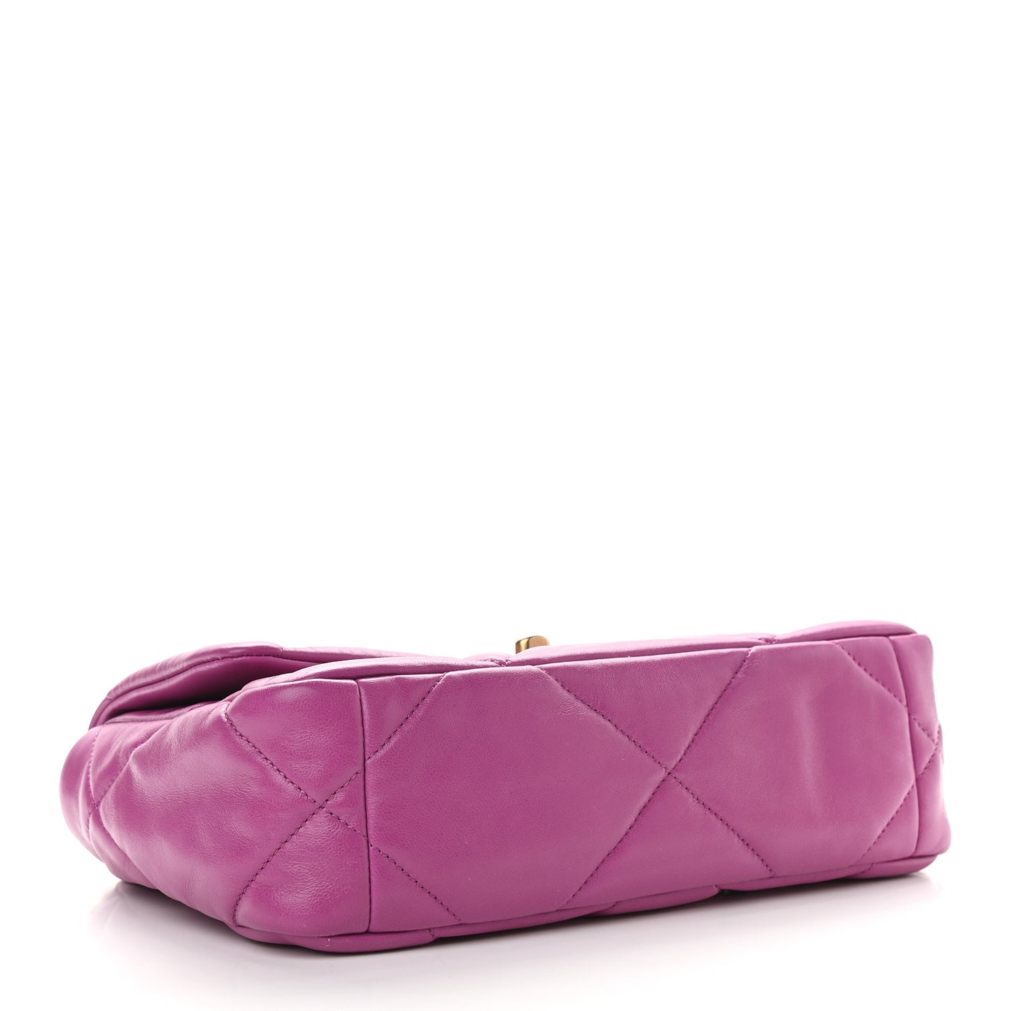 Lambskin Quilted Medium Chanel 19 Flap Purple