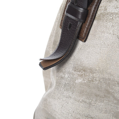 Prada Jacquard Logo Tote Bruciato Cera 20 of 21